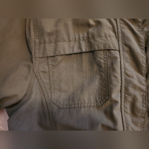 EUC Olive Green Eddie Bauer Fall/Spring 3/4 Length Hooded Utility Jacket. XL - Picture 6 of 15